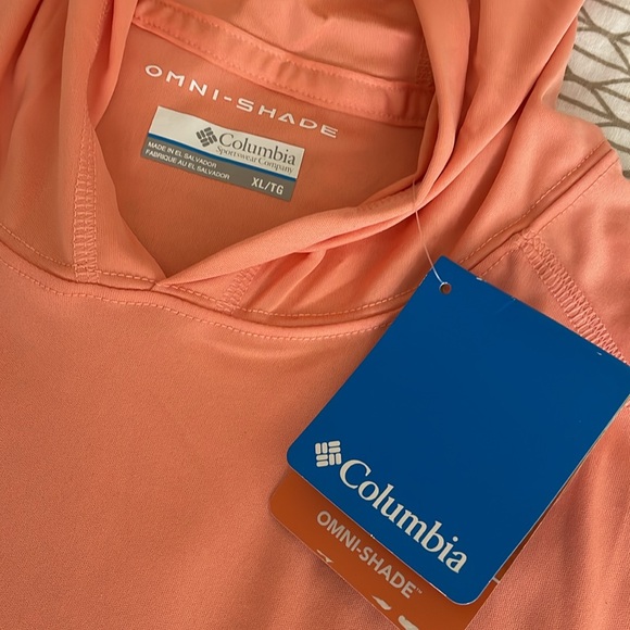 NWT Columbia Omni shade hooded Sun Tee - Picture 4 of 4